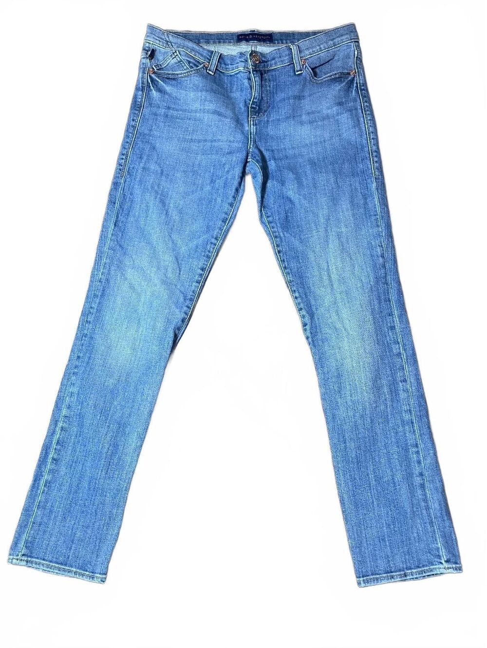 Rock & Republic Women’s Straight Leg Medium Wash size 12 EUC